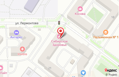 Медицинский центр Нарколог Экспресс на улице Лермонтова на карте