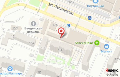 Магазин Рукодельница на улице Лелюшенко на карте