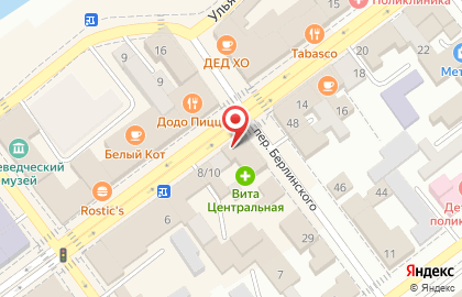 Магазин дверей и окон Империя на Советской улице на карте
