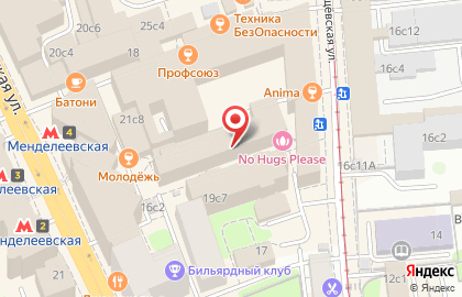 Кафе Добрынинский и партнёры на Сущёвской улице на карте
