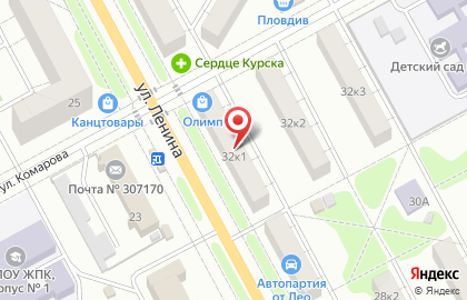Магазин спортивного инвентаря и оборудования Олимп на карте