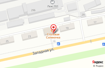 Продовольственный магазин в Санкт-Петербурге на карте