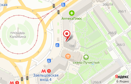 Магазин Под каблуком в Новосибирске на карте