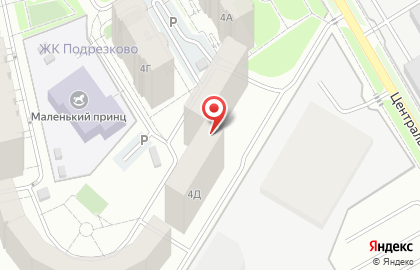 Подрезково, ОАО ЭКЗ на Центральной улице на карте