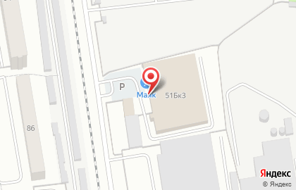 ТЦ Маяк в Омске на карте