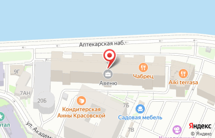 Туристическая компания JSP Travel на Аптекарской набережной на карте