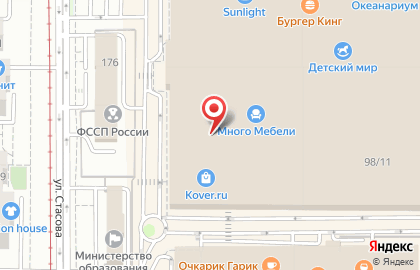 Фирменный салон шкафов-купе Е1 на улице Стасова на карте