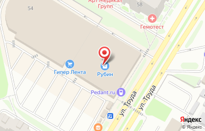 Банкомат ВТБ на улице Труда, 54 к 1 на карте