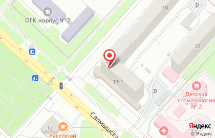 Рекламная мастерская Мир рекламы в Дзержинском районе на карте