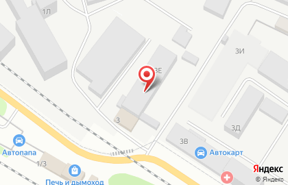 Автосервис Болид на улице Василия Васильева на карте