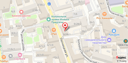 Ресторан БОР на карте