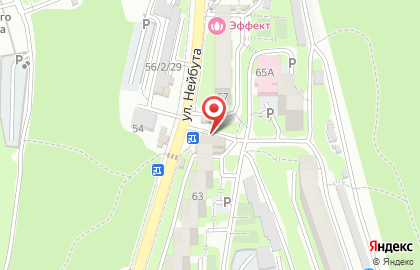 Алкомаркет Солнышко в Ленинском районе на карте
