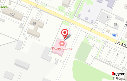 Супермаркет Магнит Семейный на улице Макаренко на карте