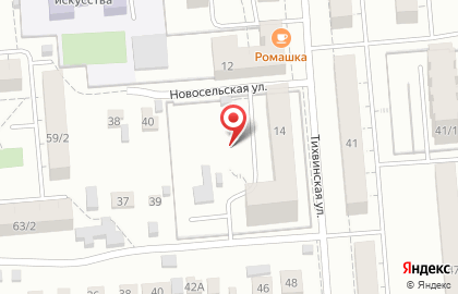 Новостройки, ОАО Строительный трест №43 на Тихвинской улице на карте