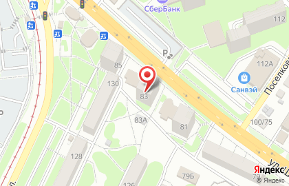 ОАО Банкомат, НОМОС-РЕГИОБАНК на улице Ленинградской на карте