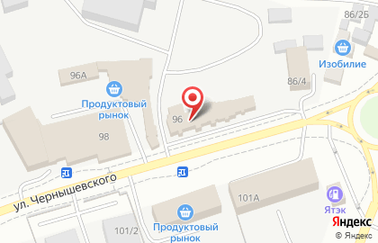 Магазин Мир колбас на улице Чернышевского на карте