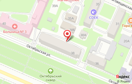 ARS на Октябрьской улице на карте