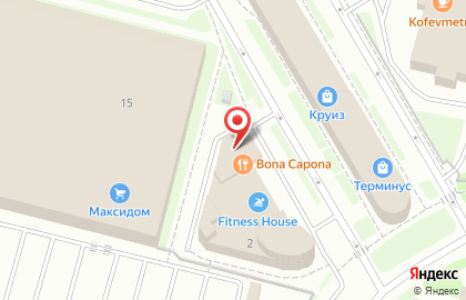 Ресторан Bona Capona на Комендантском проспекте на карте