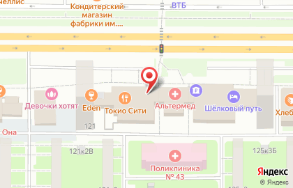 Магазин цифровой и бытовой техники DNS на метро Ленинский проспект на карте