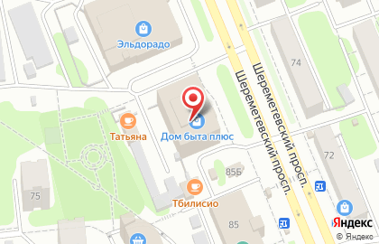 Ателье С иголочки на Шереметевском проспекте на карте