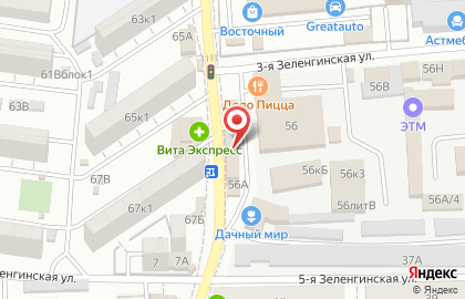 Билайн — домашний интернет и цифровое ТВ в Кировском районе на карте