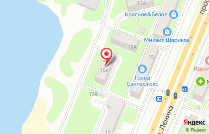 Автор на проспекте Ленина на карте