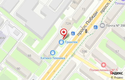 Первый Городской Ломбард в Октябрьском округе на карте