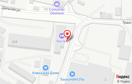 Хостел Московская звезда на Транспортной улице на карте
