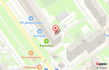 Московское областное отделение Коммунистическая партия РФ на проспекте Мельникова на карте