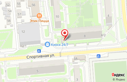 Киоск по продаже фруктов и овощей в Новосибирске на карте