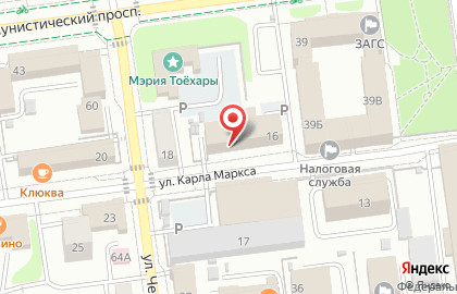 Маникюрный кабинет Pilka на улице Карла Маркса на карте