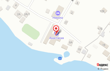 Гостиничный комплекс Анастасия на Ангарской улице на карте