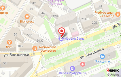 Норвик банк в Нижнем Новгороде на карте