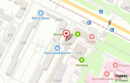 Магазин овощей и фруктов в Москве на карте