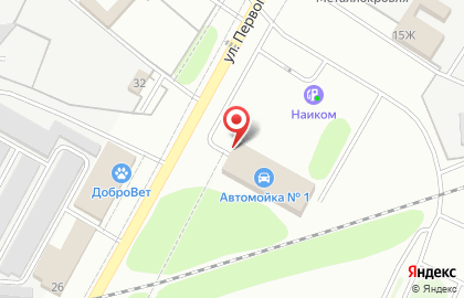 Нижнекамское пассажирское автотранспортное предприятие №1 на улице Первопроходцев на карте