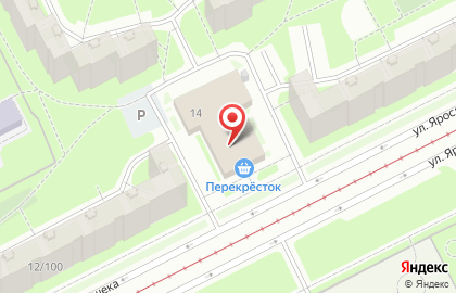 Перекресток в Купчино на карте