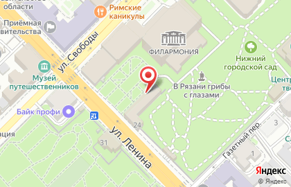 Агентство недвижимости Альянс на улице Ленина на карте