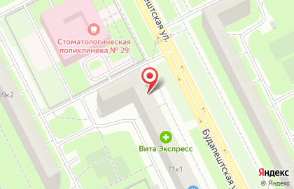 Магазин Народный Фермер на Будапештской улице на карте