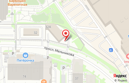 Торговая компания ЭТМ на проспекте Мельникова на карте