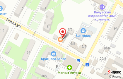 Магазин алкогольных напитков Люкс на Новой улице на карте