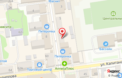 Салон связи Связной на улице Максима Горького на карте