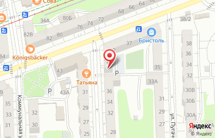 Салон красоты Виола в Центральном районе на карте