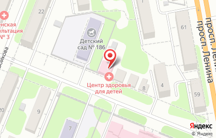Центр здоровья для детей в Иваново на карте