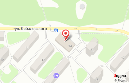 Супермаркет Пятерочка в Чайковском на карте
