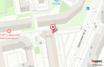 Мини-маркет Пив & Ко в Заречном проезде на карте