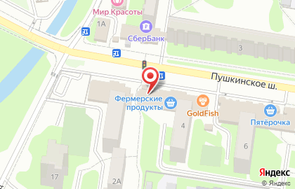 Сердечко в Пушкино на карте