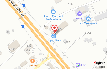 Супермаркет Пятёрочка в Москве на карте