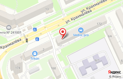 Магазин автозапчастей в Брянске на карте