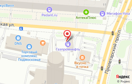Автомойка Газпромнефть на Талсинской улице в Щёлково на карте