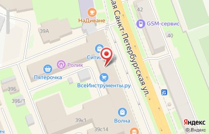 Магазин аксессуаров и бижутерии Miss Favori на Большой Санкт-Петербургской улице на карте